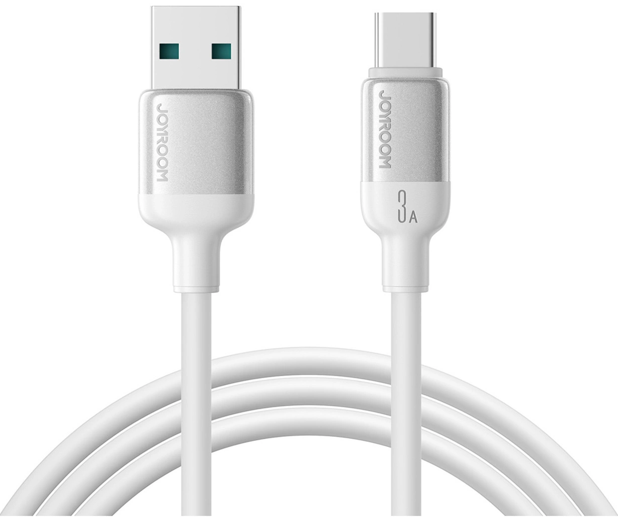 USB-A til USB-C data- og opladningskabel Joyroom S-A62 Lively, 18W, 1,2m, hvid