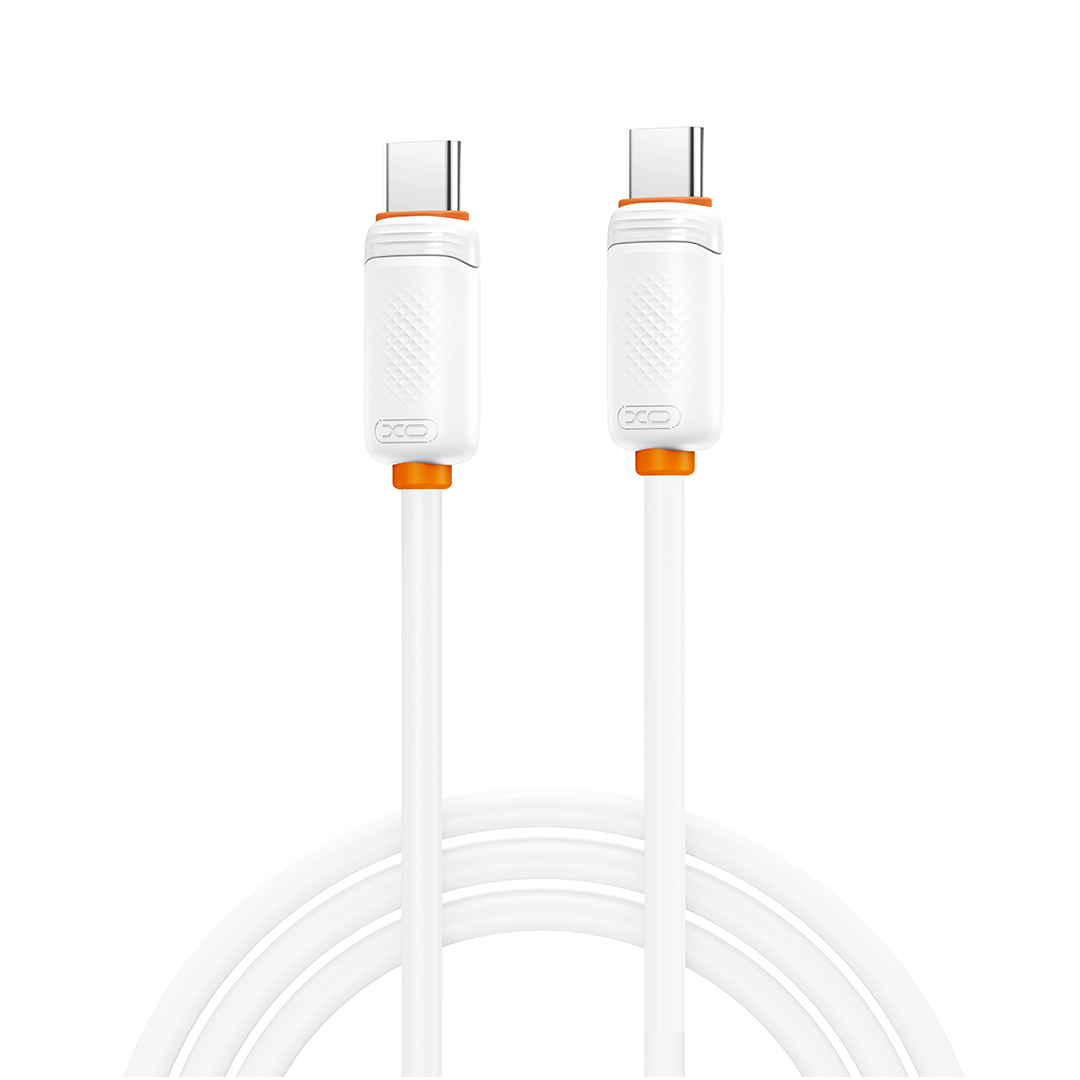 USB-C Data- og Opladningskabel - USB-C XO Design NB-Q298, 240W, 1m, Hvid