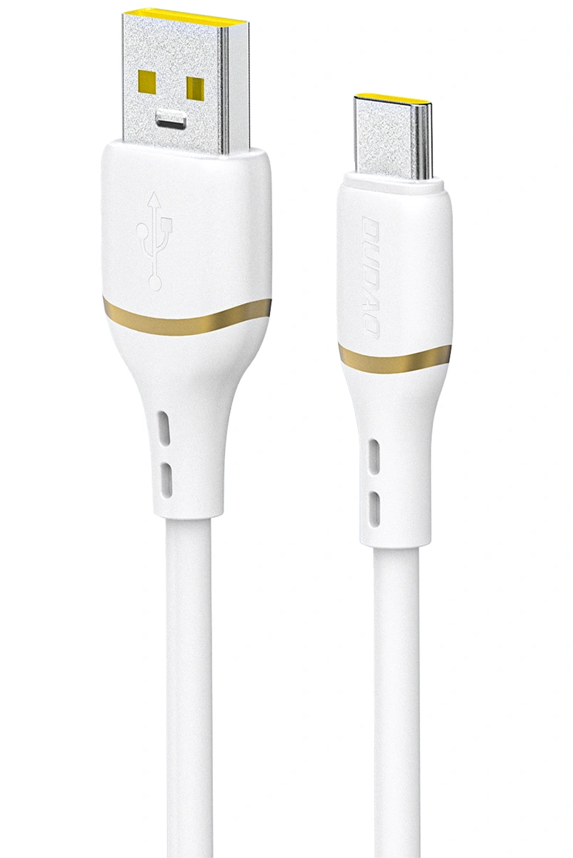 USB-A til USB-C data- og opladningskabel Dudao L25T, 100W, 1m, hvid