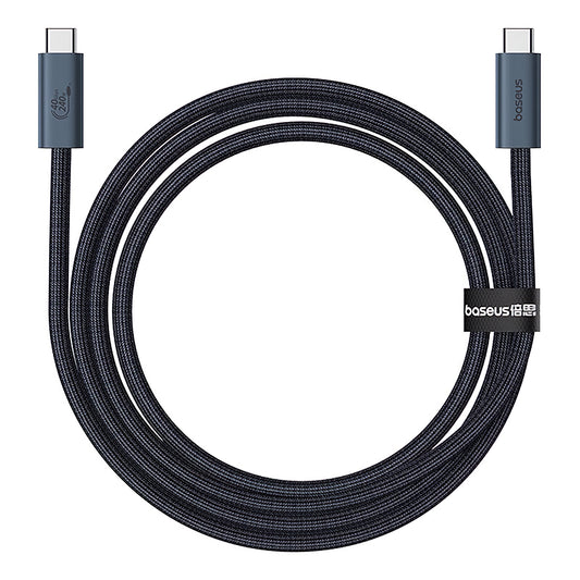 USB-C - USB-C Baseus Flash Series II data- og opladningskabel, 240W, 1m, Sort P10311803111-00