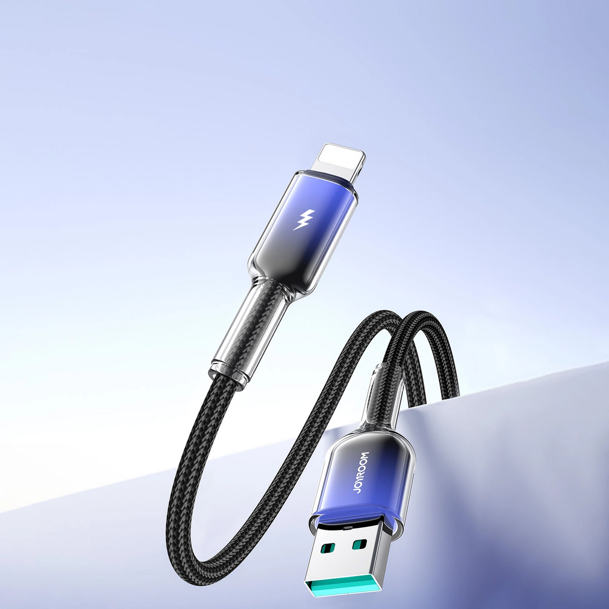 USB-A til Lightning data- og opladningskabel Joyroom S-A42, 18W, 1,2m, sort