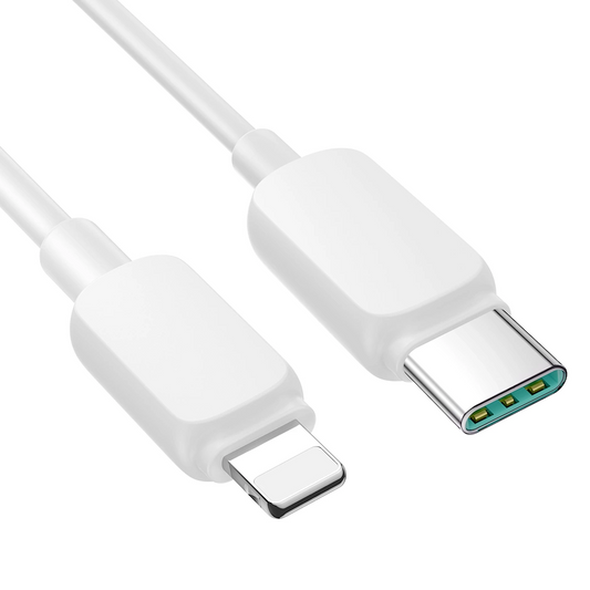 Data- og opladningskabel USB-C - Lightning Joyroom S-A14, 30W, 1.2m, Hvid