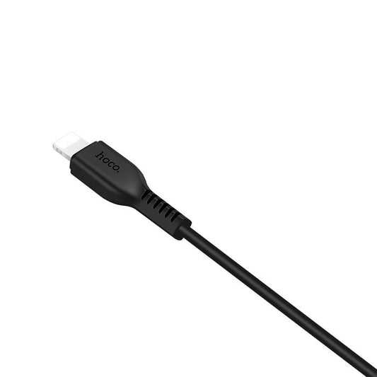 Data- og opladningskabel USB-A - Lightning HOCO Flash X20, 18W, 1m, Sort