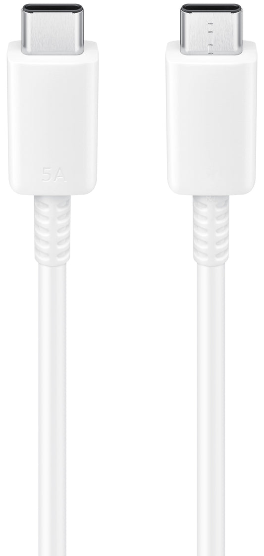 USB-C data- og opladningskabel - USB-C Samsung EP-DN975, 100W, 1m, hvid EP-DN975BWEGWW
