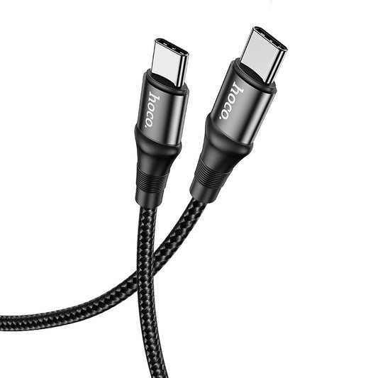 USB-C data- og opladningskabel - USB-C HOCO X50, 100W, 1m, sort
