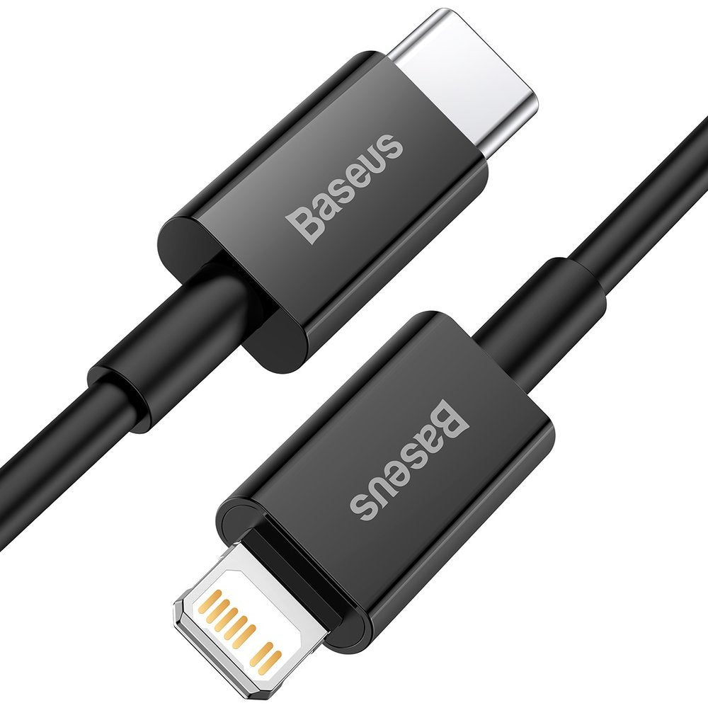 USB-C til Lightning data- og opladningskabel Baseus Superior Series, 20W, 1m, Sort CATLYS-A01