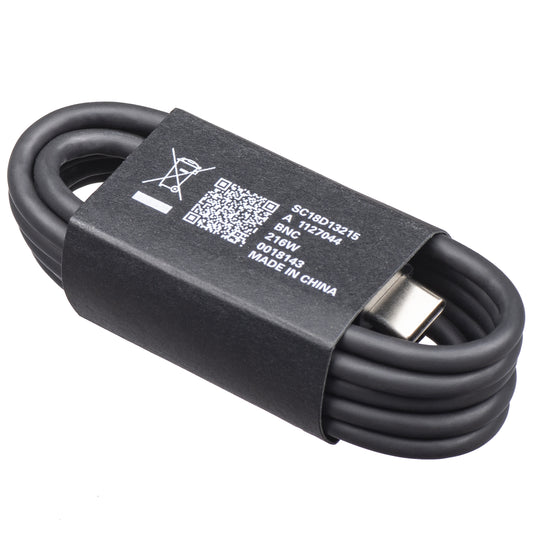 USB-C - USB-C Motorola Data og Opladningskabel, 1m, Sort SC18D13215
