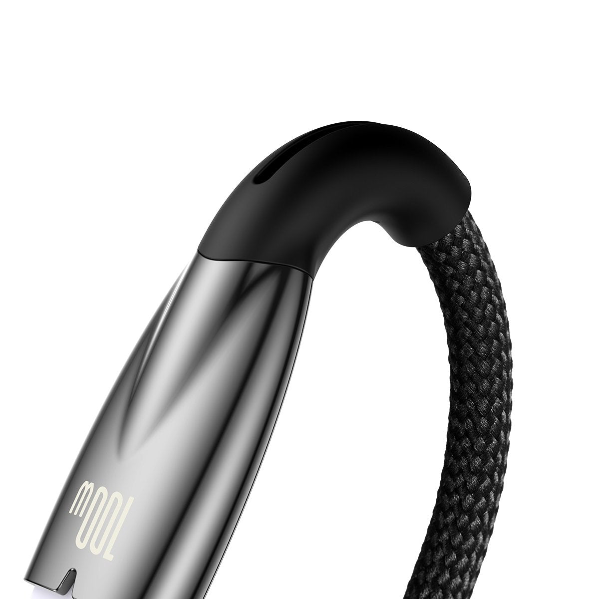 USB-A til USB-C Baseus Glimmer Series data- og opladningskabel, 100W, 2m, sort CADH000501 CADH000501