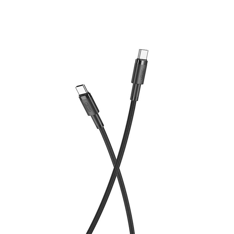 USB-C Data- og Opladningskabel - USB-C XO Design NB-Q199, 100W, 1.5m, Sort