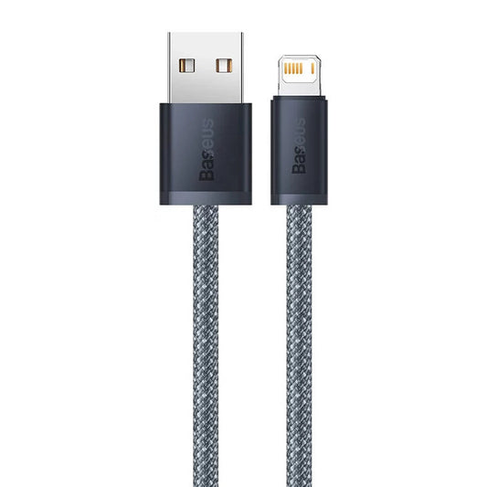 Data- og opladningskabel USB-A - Lightning Baseus Dynamic Series, 18W, 1m, grå