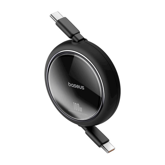 USB-C data- og opladningskabel - USB-C Baseus Free2Draw Mini Retractable USB-C, 100W, 1m, Sort P10364500111-00