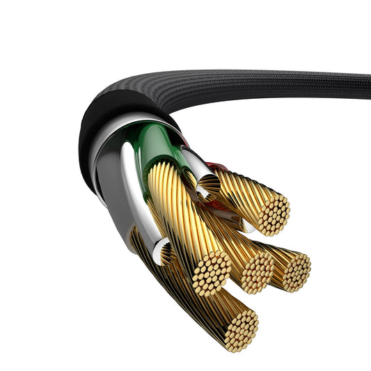 USB-C Data- og Opladningskabel - USB-C DEVIA EC641, 240W, 1m, Sort