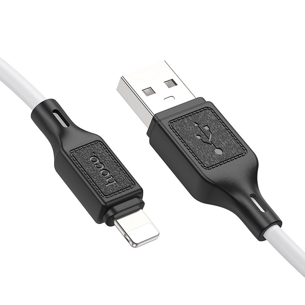 Data- og opladningskabel USB-A - Lightning HOCO X90, 18W, 1m, Hvid