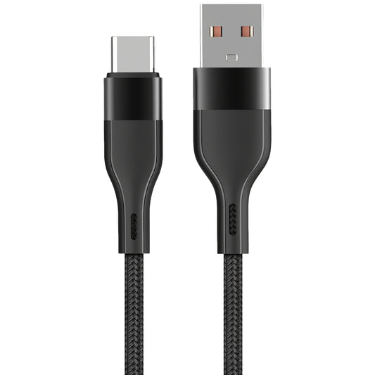 USB-A til USB-C MaXlife MXUC-07, 20W, 1m, sort