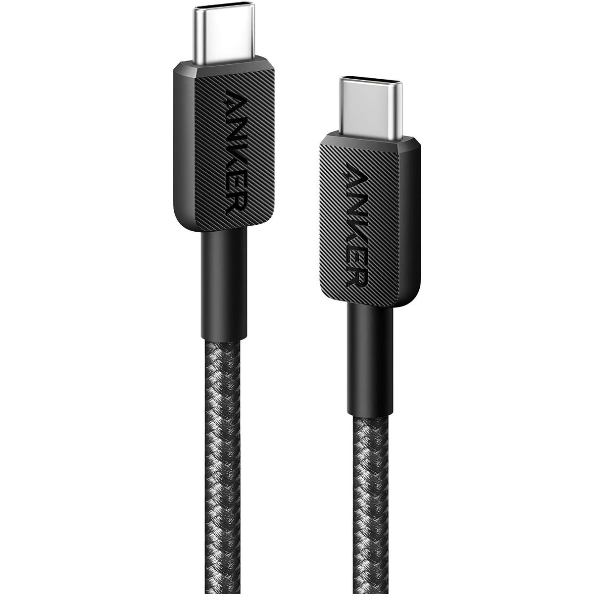 Data- og opladningskabel USB-C - USB-C Anker 322, 60W, 1.8m, Sort A81F6G11