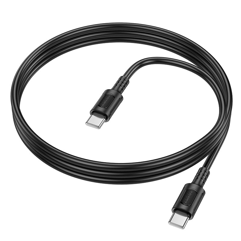 USB-C data- og opladningskabel - USB-C Borofone BX111 Feliz, 60W, 1m, Sort