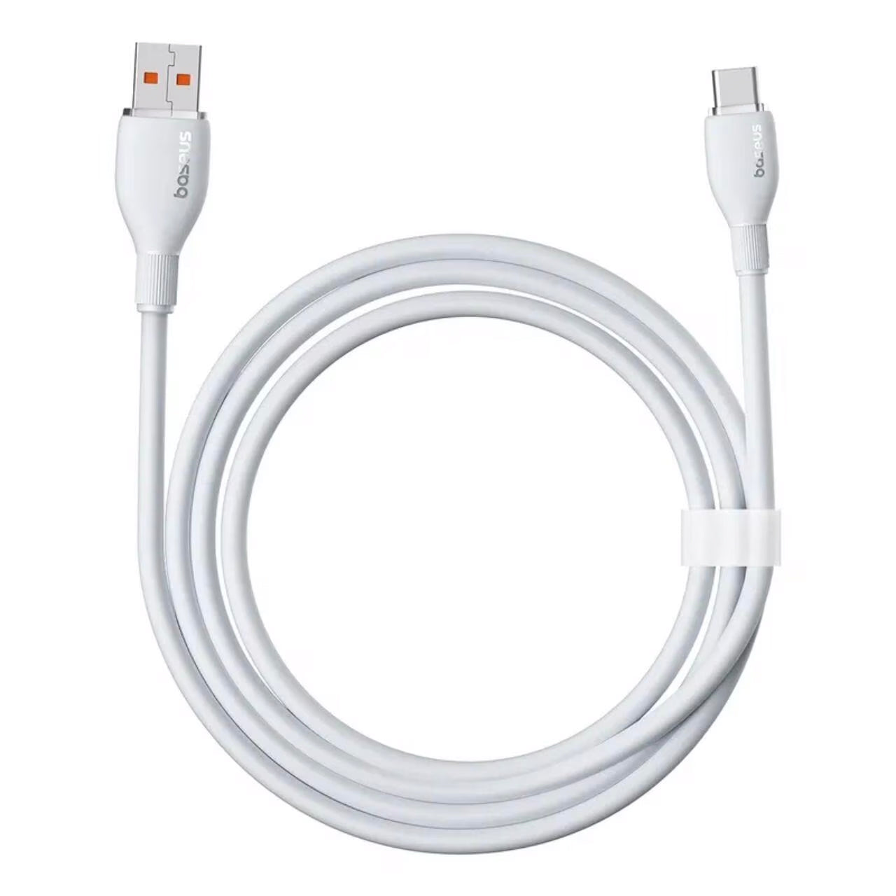 Data- og opladningskabel USB-A - USB-C Baseus Pudding, 100W, 2m, Hvid P10355703221-01