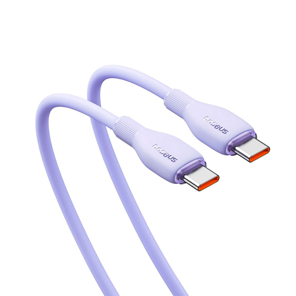USB-C Data og Opladningskabel - USB-C Baseus Pudding, 100W, 1.2m, Lilla P10355702511-00