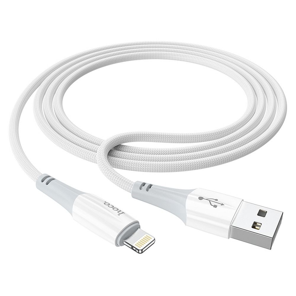 Data- og opladningskabel USB-A - Lightning HOCO X70, 18W, 1m, Hvid
