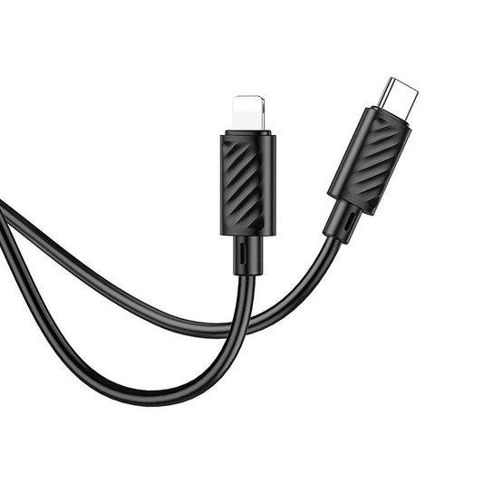 USB-C - Lightning Data- og Opladningskabel HOCO X88, 20W, 1m, Sort