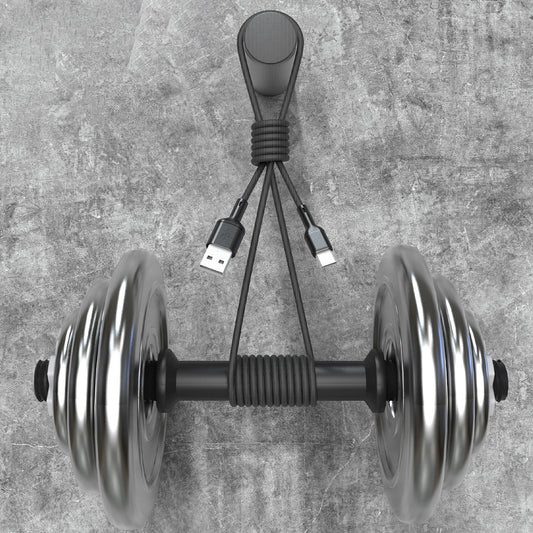 Data- og opladningskabel USB-A - USB-C Dudao L9T, 100W, 1m, Sort