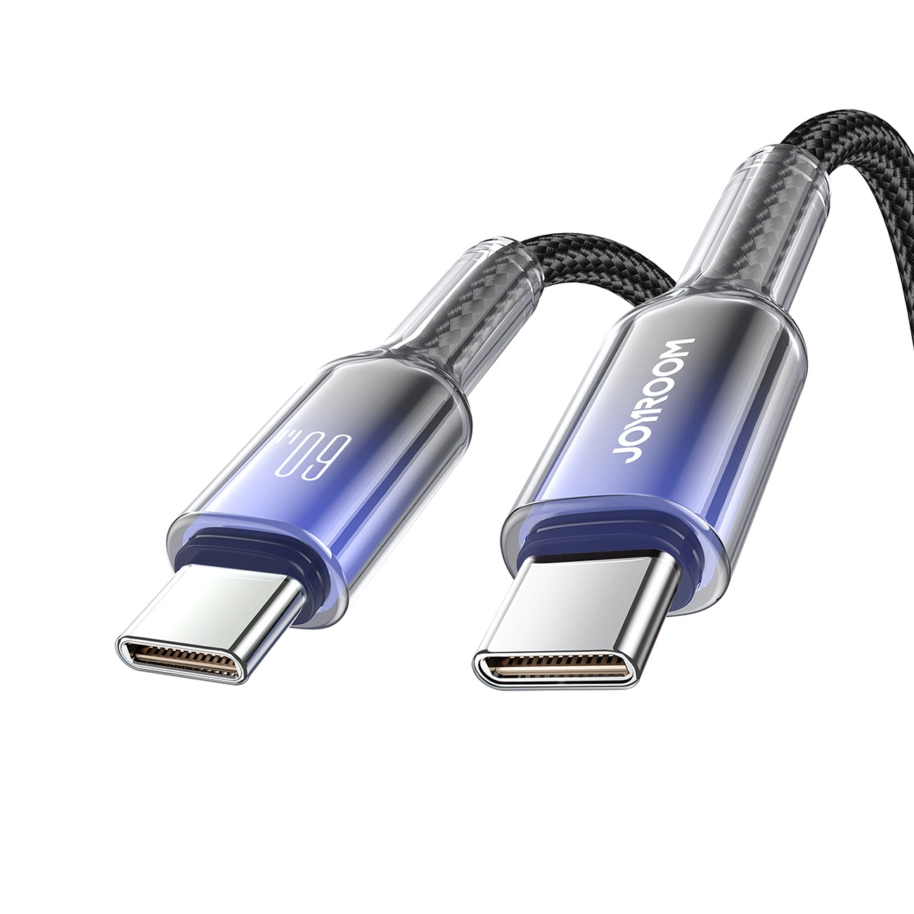 USB-C data- og opladningskabel - USB-C Joyroom S-A42, 60W, 1,2 m, Sort
