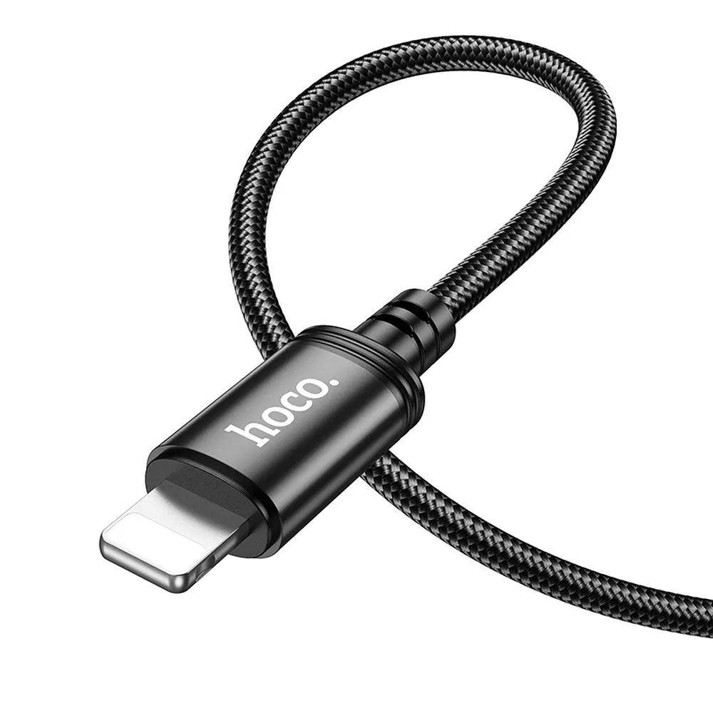 Data- og opladningskabel USB-A - Lightning HOCO X89, 18W, 1m, Sort