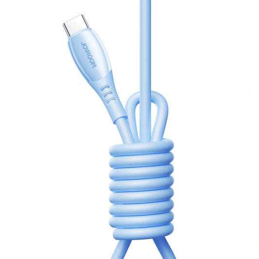 Data- og opladningskabel USB-C - Lightning Joyroom S-A59 Vibrant, 30W, 1.2m, Blå