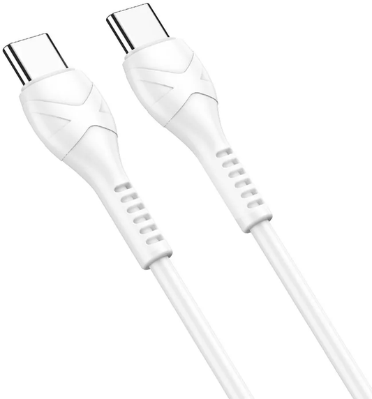 Data- og opladningskabel USB-C - USB-C HOCO X37, 60W, 1m, Hvid