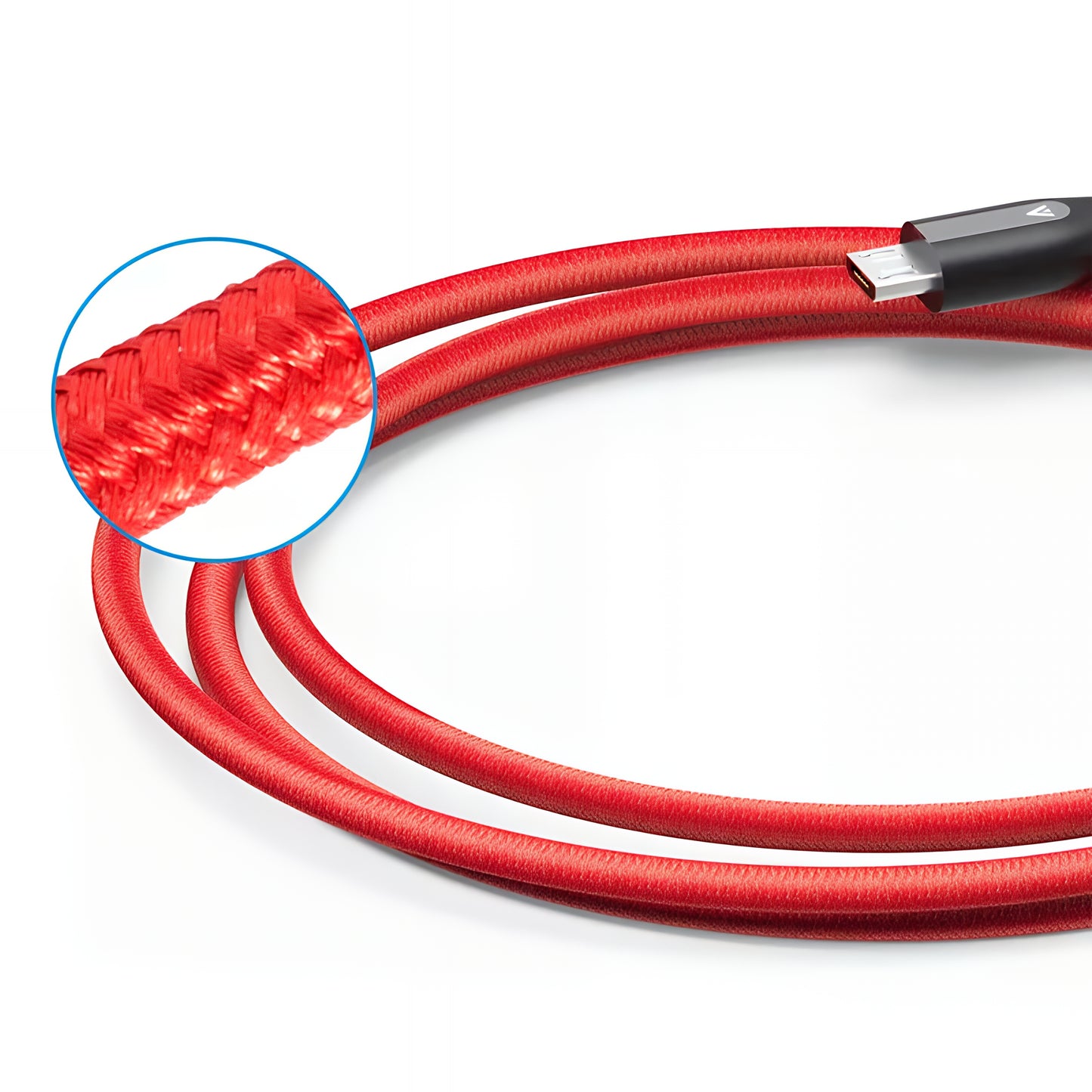 Data- og opladningskabel USB-A - microUSB Anker PowerLine+, 18W, 0.91m, Rød A8142G91