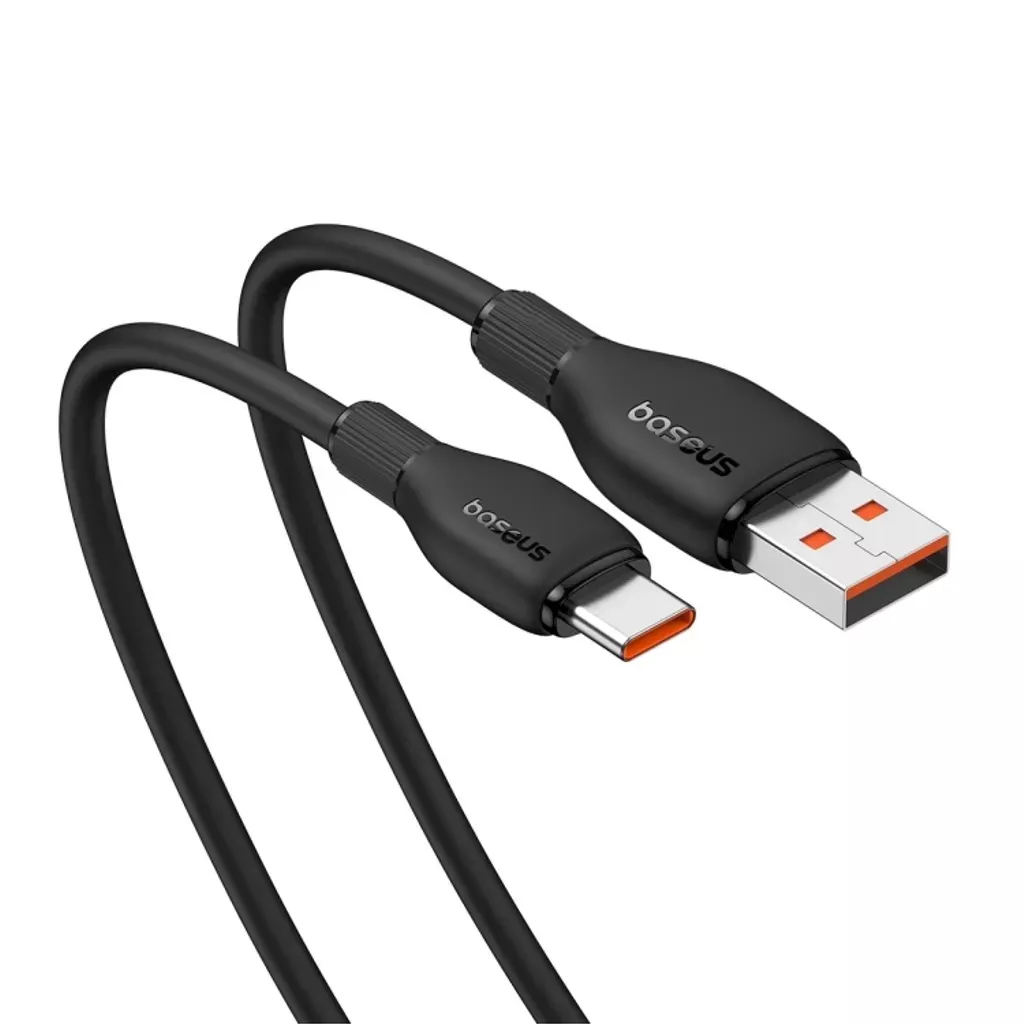 Data- og opladningskabel USB-A - USB-C Baseus Pudding, 100W, 1.2m, Sort P10355703111-00