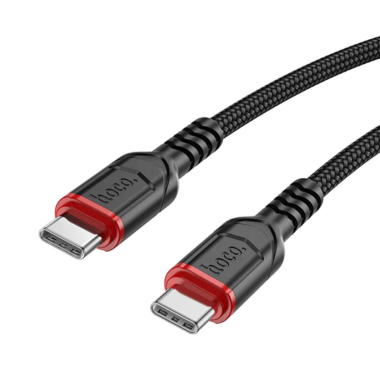 USB-C Data- og Opladningskabel - USB-C HOCO X59 Victory, 60W, 3m, Sort
