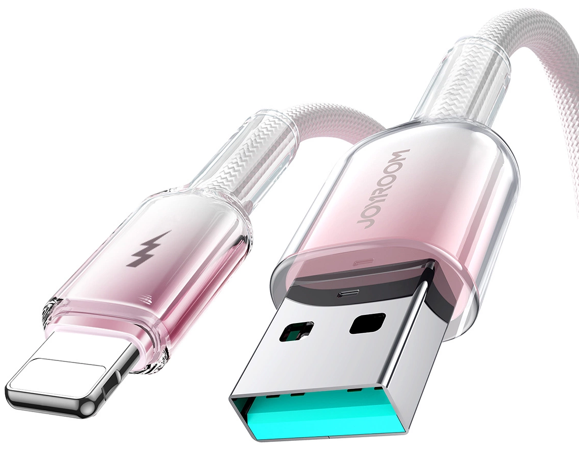 USB-A til Lightning data- og opladningskabel Joyroom S-A42, 18W, 1,2m, hvid