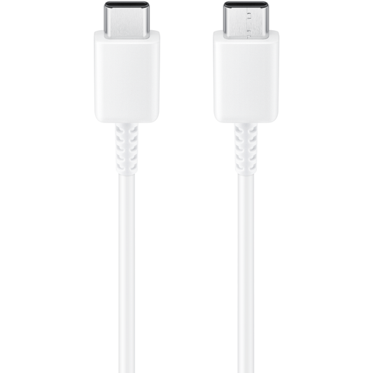 USB-C data- og opladningskabel - USB-C Samsung EP-DW767JWE, 25W, 1,8 m, hvid GP-TOU021RFCWW