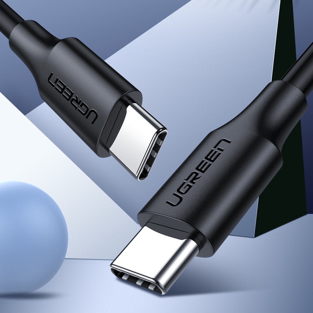 USB-C data- og opladningskabel - USB-C UGREEN US286, 60W, 2m, Sort