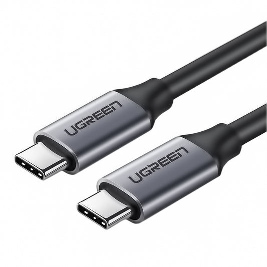 USB-C data- og opladningskabel - USB-C UGREEN USB-C US161, 60W, 1,5 m, grå