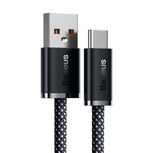 Data- og opladningskabel USB-A - USB-C Baseus Dynamic Series, 100W, 1m, grå CALD000616