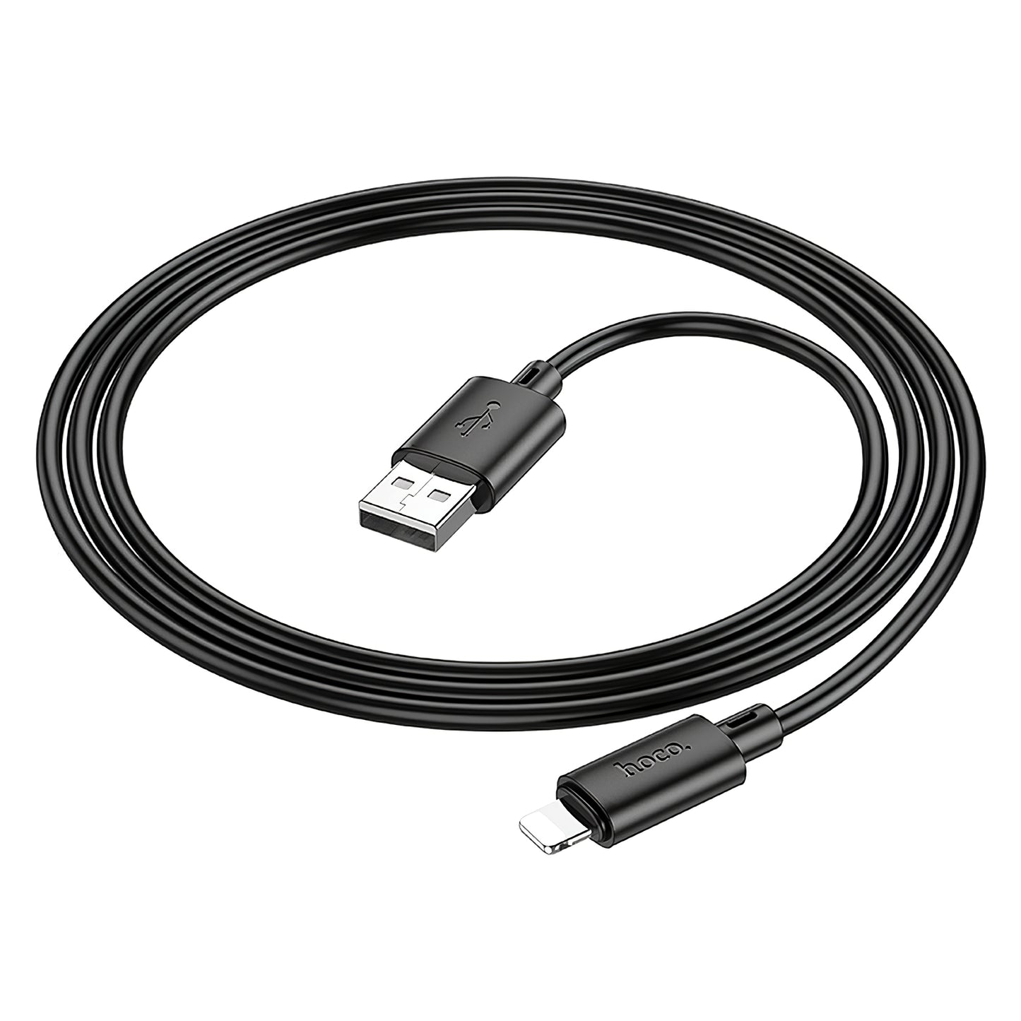 Data- og opladningskabel USB-A - Lightning HOCO X88, 18W, 1m, sort
