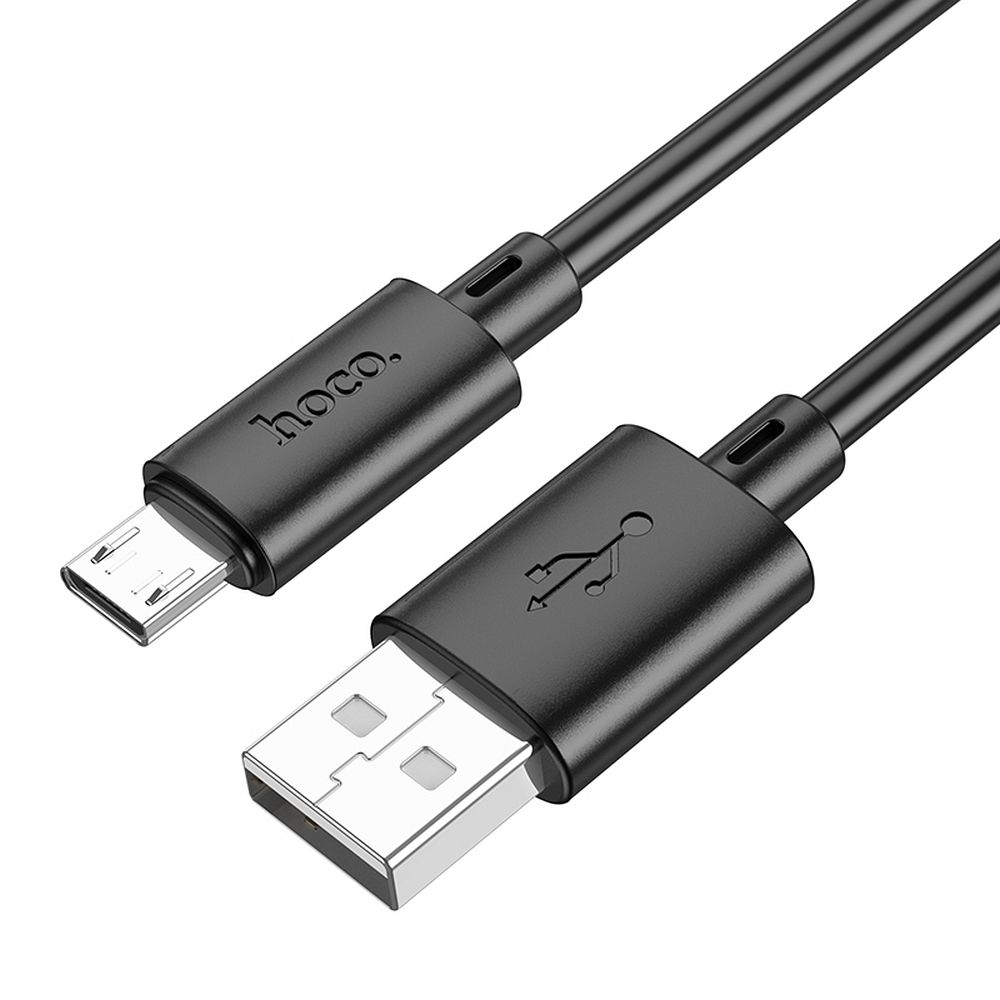 HOCO X88 USB-A - microUSB data- og opladningskabel, 18W, 1m, sort