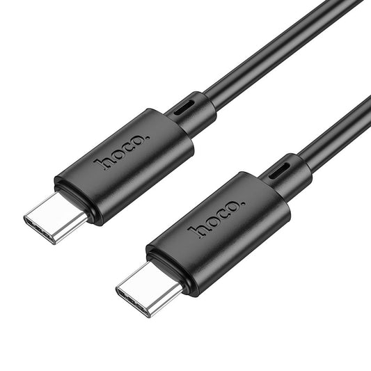 USB-C data- og opladningskabel - USB-C HOCO X88, 60W, 1m, sort