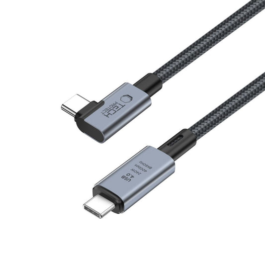 USB-C data- og opladningskabel - USB-C Tech-Protect Ultraboost Max L, 240W, 1,5 m, grå