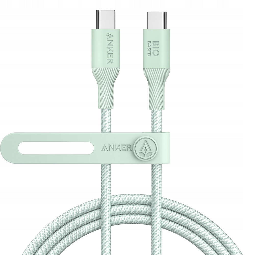 USB-C Data- og Opladningskabel - USB-C Anker 544, 140W, 1.8m, Grøn A80F6H61
