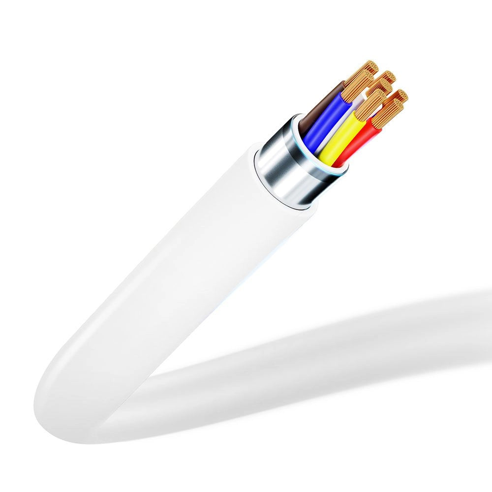 USB-C - Lightning Data- og Opladningskabel 3MK Hyper, 20W, 1,2m, Hvid