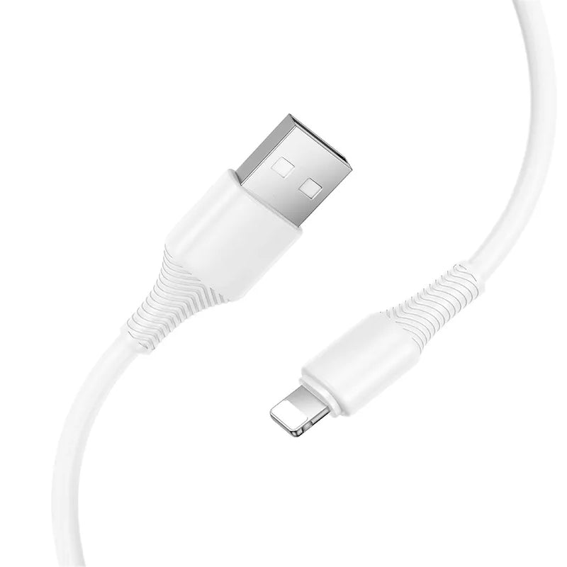 Data- og opladningskabel USB-C - Lightning HOCO X120, 20W, 1m, Hvid