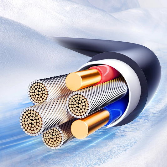 Data- og opladningskabel USB-A - Lightning Joyroom S-A43 Crystal, 18W, 1,5m, Sort