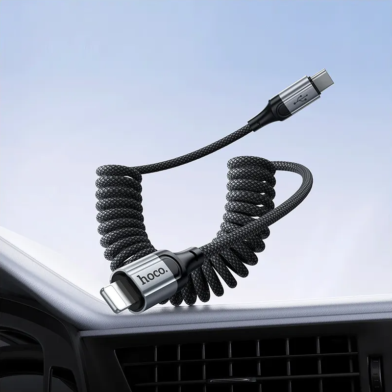 USB-C - Lightning Data- og Opladningskabel HOCO X121, 27W, 1.5m, Sort
