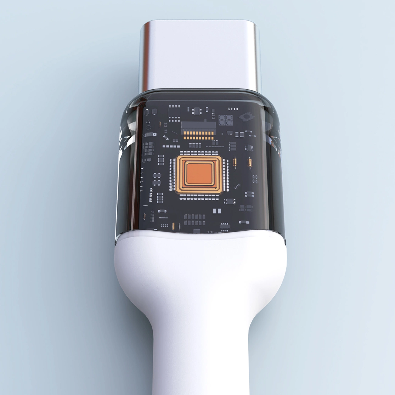 Data- og opladningskabel USB-C - USB-C Dudao L9C Max, 240W, 2m, Hvid