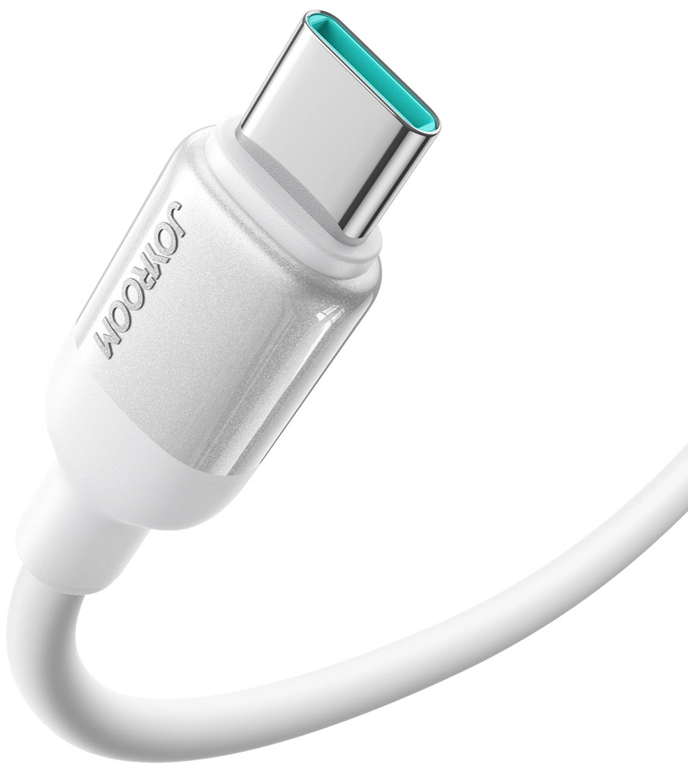 USB-C Data- og Opladningskabel - USB-C Joyroom S-A62 Lively, 60W, 1,2m, Hvid
