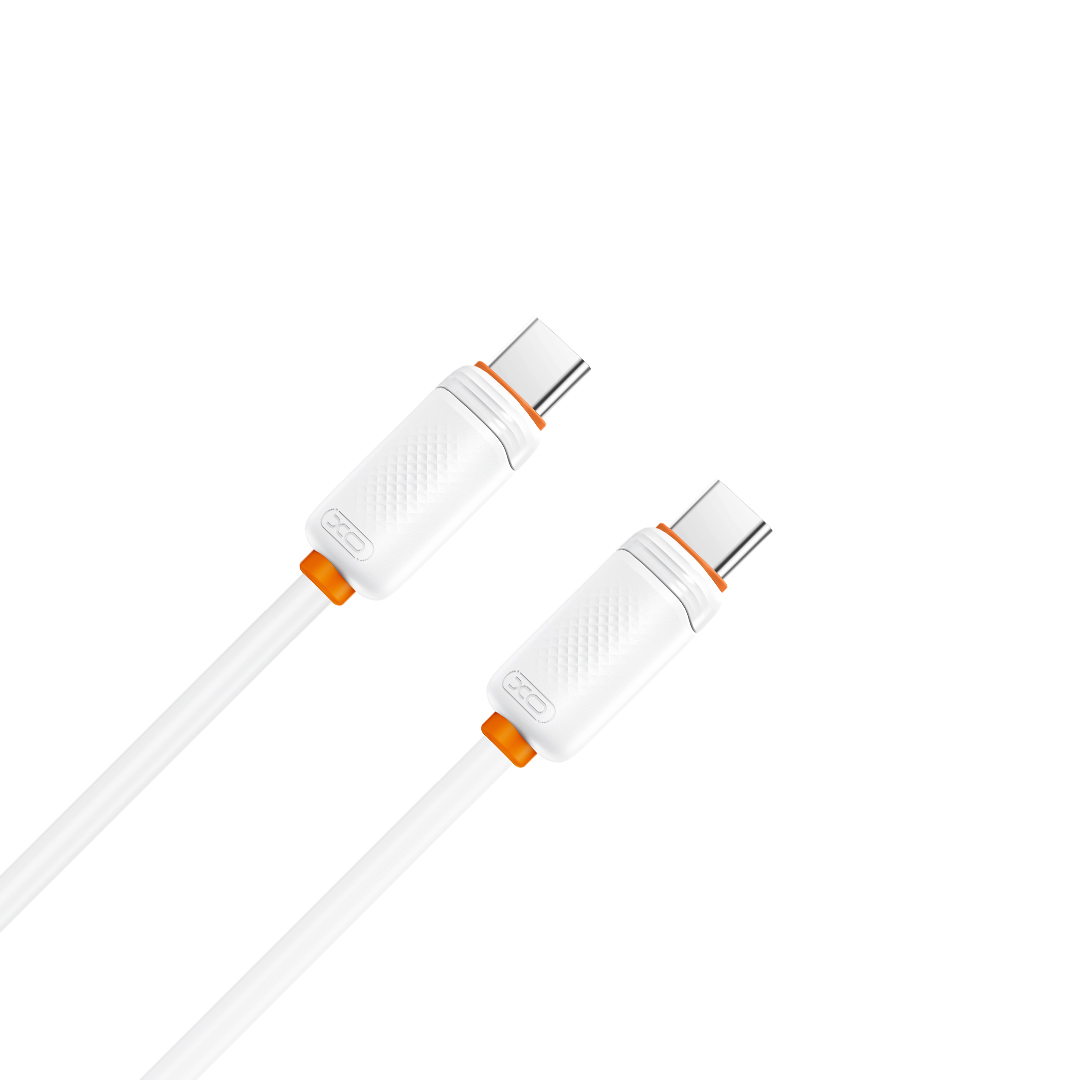 USB-C Data- og Opladningskabel - USB-C XO Design NB-Q298, 240W, 1m, Hvid