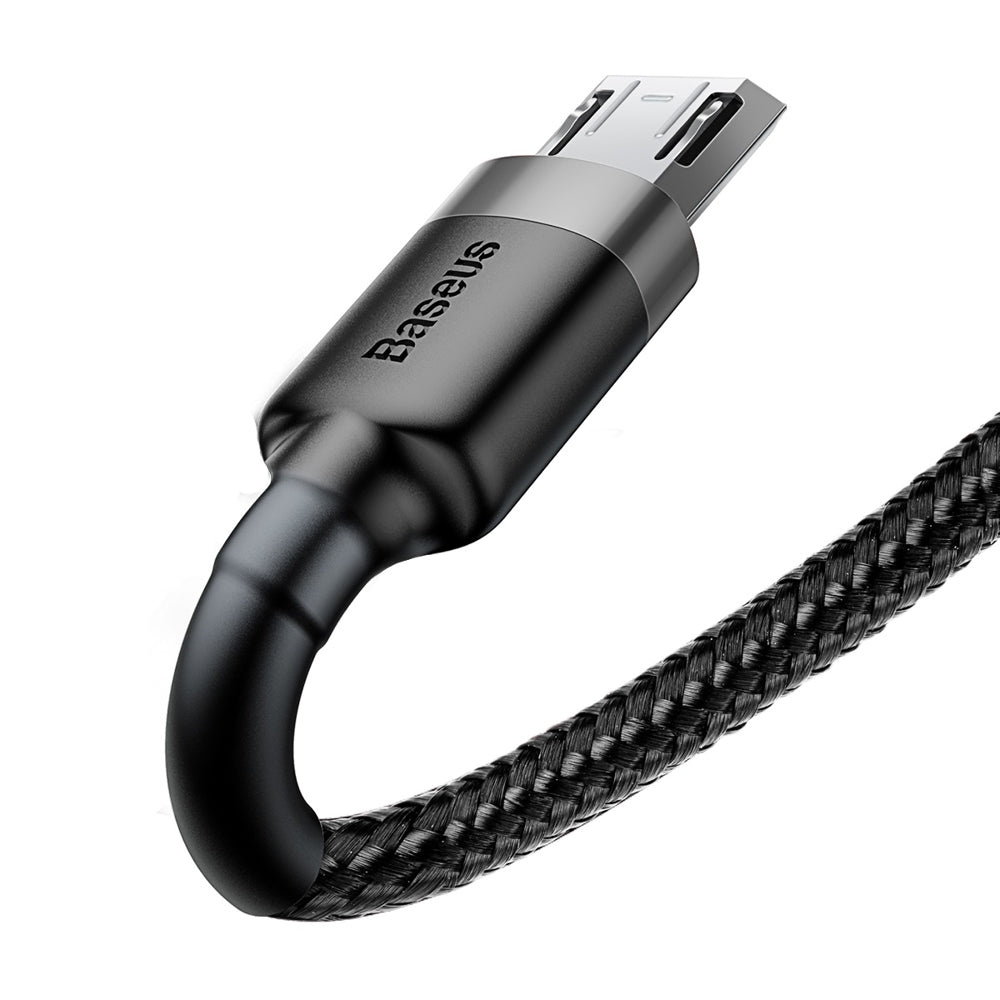 Data- og opladningskabel USB-A - microUSB Baseus Cafule, 18W, 1m, grå CAMKLF-BG1